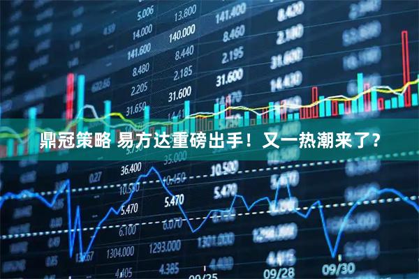鼎冠策略 易方达重磅出手！又一热潮来了？