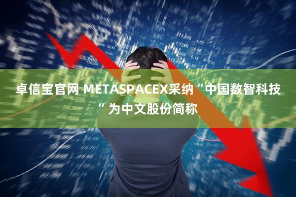 卓信宝官网 METASPACEX采纳“中国数智科技”为中文股份简称