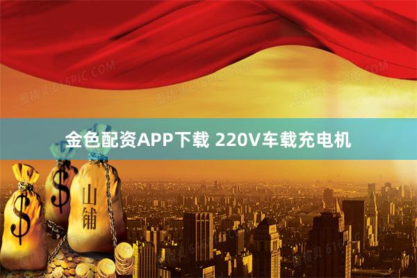 金色配资APP下载 220V车载充电机